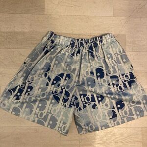Dior Blue Monogram Shorts
